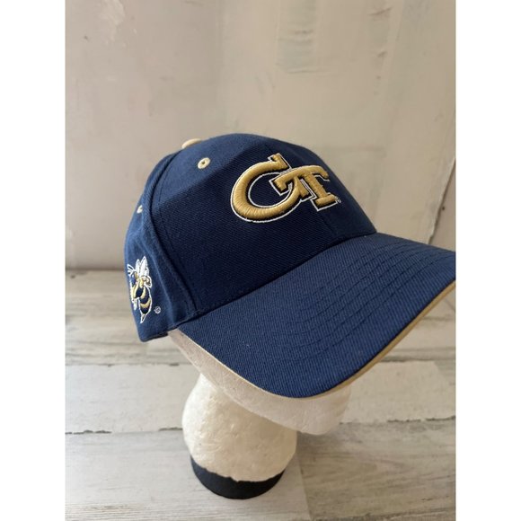 Colosseum Athletics Original Georgia Tech adjustable Velcro back ball cap - Picture 1 of 7